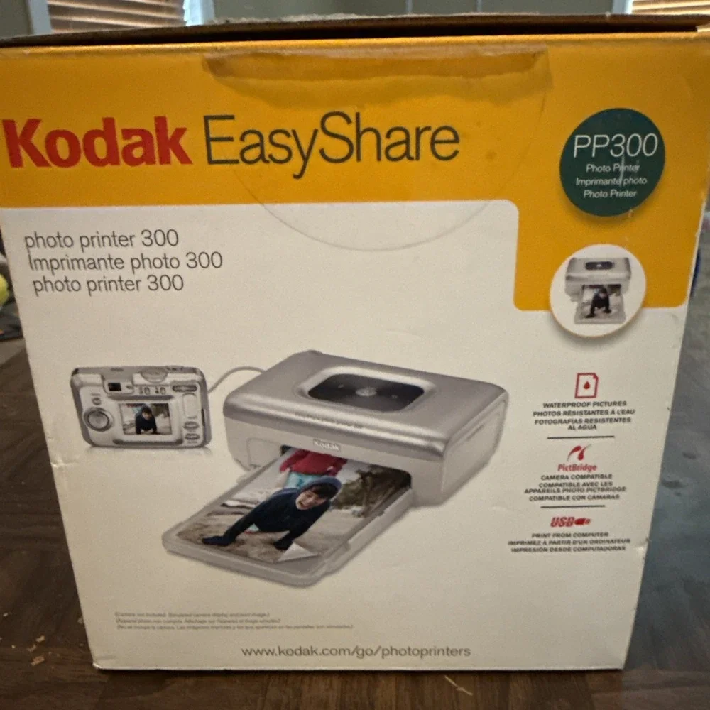 Kodak EasyShare Photo Printer 300 Opened Box Waterproof Photos Print